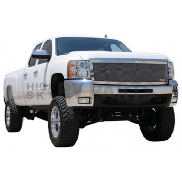 T-Rex Truck Products Grille Insert - Mesh Rectangular Black Powder Coated Stainless Steel - 54113