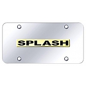 Automotive Gold License Plate - Splash Stainless Steel - SPLNGC