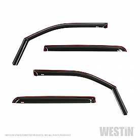 Westin Automotive Rainguard - High Gloss Smoke Acrylic Set Of 4 - 72-35407