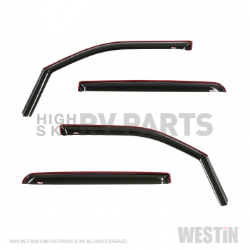 Westin Automotive Rainguard - High Gloss Smoke Acrylic Set Of 4 - 72-35407