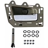 Help! By Dorman Interior Door Handle - Plastic Brown Housing With Silver Lever Single - 82303