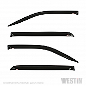 Westin Automotive Rainguard - High Gloss Smoke Acrylic Set Of 4 - 72-35432