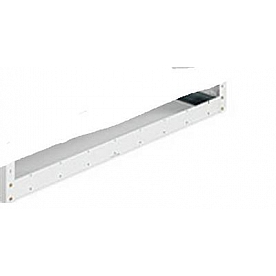 Weather Guard (Werner) Van Storage Shelf Retainer Lip - Floor Level Mount White - 8802-3-01