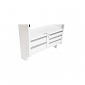 Weather Guard Storage Cabinet Wall Mount Steel White - 9045-3-02