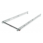 Weather Guard Ladder Rack Side Rail 400 Pound 132 Inch Aluminum - 1211