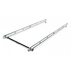 Weather Guard Ladder Rack Side Rail 400 Pound 132 Inch Aluminum - 1211