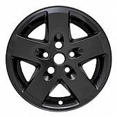Coast To Coast Wheel Hub Cover 17 inch - Gloss Black - Set Of 4