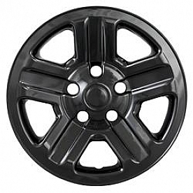 Coast To Coast Wheel Hub Cover 16 inch - Black - Set Of 4