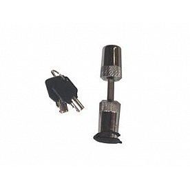 Rampage Jack Mount Lock Silver With Two Keys - 86613