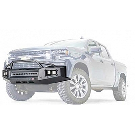 Warn Bumper Ascent XP 1-Piece Design Steel Black - 107276