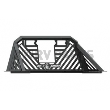Road Armor Headache Rack Diagonal Slat Steel Black Satin Powder Coated - HR611BB
