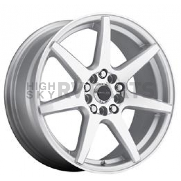 RaceLine Wheel 131S EVO 17 x 7.5 Silver With Natural Face - 131S-77586+40