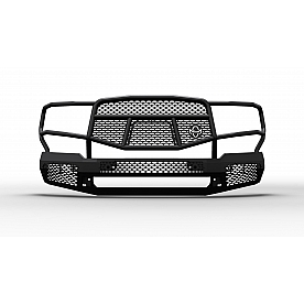 Ranch Hand Midnight Series Bumper 1-Piece Design Steel Black - MFF171BM1