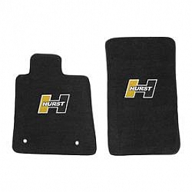 Hurst Floor Mat - Direct OEM Cut Fit Black Carpet Set of 2 - 6371003