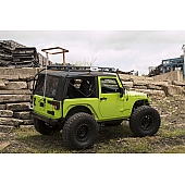 Warrior Products Roof Basket - Roof Rack Kit Steel Black 400 Pound Capacity - 887