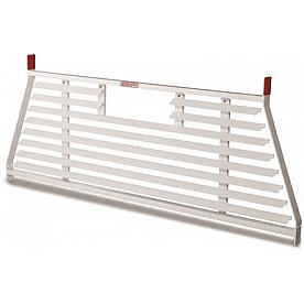 Weather Guard (Werner) Headache Rack Louvered Steel White Powder Coated - 1904-3-02