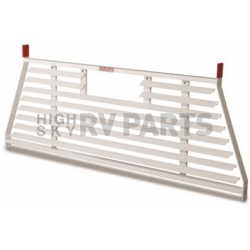 Weather Guard (Werner) Headache Rack Louvered Steel White Powder Coated - 1904-3-02