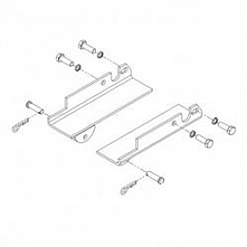 Kolpin Snow Plow Mount - Underside of ATV Chassis Mount - 154550