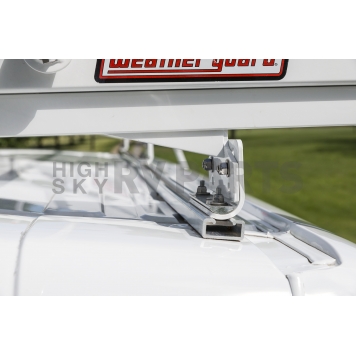 Weather Guard Ladder Rack Mounting Bracket Aluminum White - 2102-0-01-1