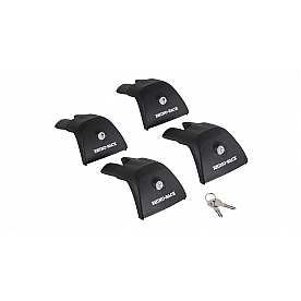 Rhino-Rack USA Roof Rack Mounting Kit Black Set Of 4 - RVH4