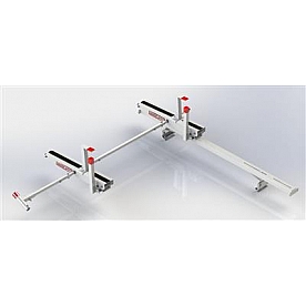 Weather Guard Ladder Rack 100 Pound Capacity 19 Inch Height Aluminum - 2277-3-01