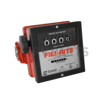 Fill Rite by Tuthill Flow Meter Mechanical 4 Digit 6 To 40 Gallons Per Minute - 901C