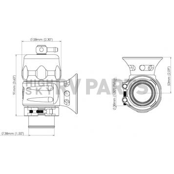 Turbo Smart Turbocharger Blow Off Valve - TS-0205-1300-1
