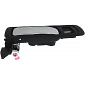 Help! By Dorman Interior Door Handle - Plastic Black Housing With Silver Lever Single - 81744