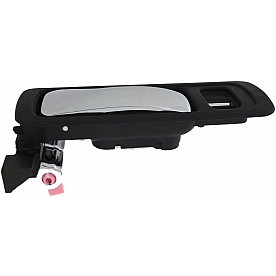 Help! By Dorman Interior Door Handle - Plastic Black Housing With Silver Lever Single - 81744