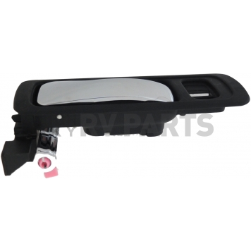 Help! By Dorman Interior Door Handle - Plastic Black Housing With Silver Lever Single - 81744