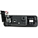 Help! By Dorman Interior Door Handle - Plastic Black Housing With Silver Lever Single - 81744
