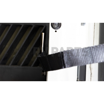 Kentrol Door Check Strap - Black Stainless Steel - 50724-6