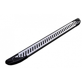Romik USA Running Board Silver Aluminum Stationary - 61821418