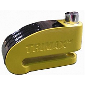 Trimax Locks Motorcycle Lock Yellow Disc Rotor - TAL88YL