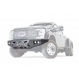 Warn Bumper Ascent 1-Piece Design Steel Black - 107181