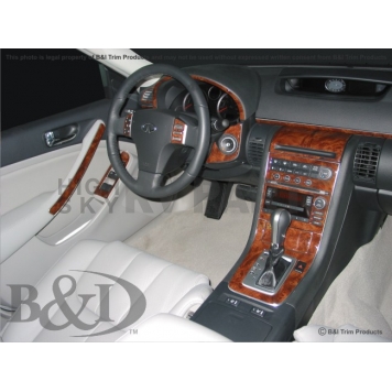 B & I Fender Dash Panel Trim WD579BSDB