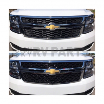 Coast To Coast Grille Insert - Black Gloss Plastic - GI494BLK-3