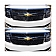 Coast To Coast Grille Insert - Black Gloss Plastic - GI494BLK