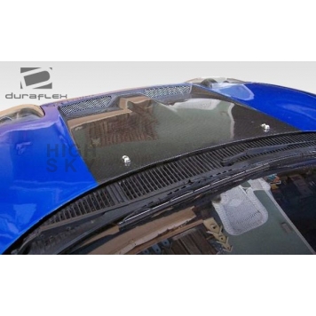 Extreme Dimensions Hood - Primered Fiberglass Black - 104735-1