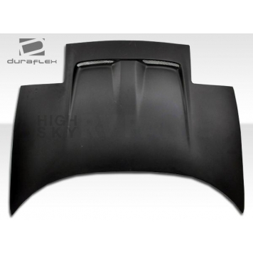 Extreme Dimensions Hood - Primered Fiberglass Black - 104735-2