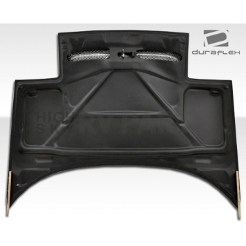 Extreme Dimensions Hood - Primered Fiberglass Black - 104735-4