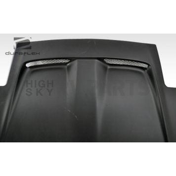 Extreme Dimensions Hood - Primered Fiberglass Black - 104735-5