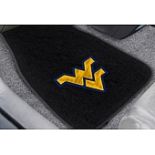 Fan Mat Floor Mat - Universal Fit Black Carpet Set of 2 - 10303