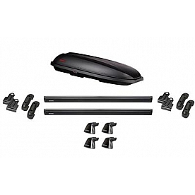 Yakima Cargo Carrier - Roof Rack Kit 11 Cubic Feet 89 Inch Black ABS Plastic - K0303044CB