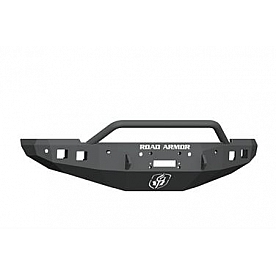 Road Armor Bumper Stealth Pre-Runner 1-Piece Design Steel Black - 4162F4B