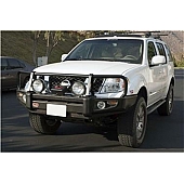 ARB Bumper Steel Powder Coated Deluxe Bar Black 1-Piece - 3424110