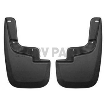 Husky Liner Mud Flap - Black Textured Thermoplastic Olefin Set Of 2 - 58231