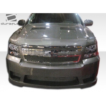 Extreme Dimensions Hood - Primered Fiberglass Black - 103381-3