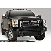 Fab Fours Bumper 1-Piece Design Steel Black - FS11S25601