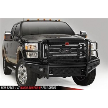Fab Fours Bumper 1-Piece Design Steel Black - FS11S25601